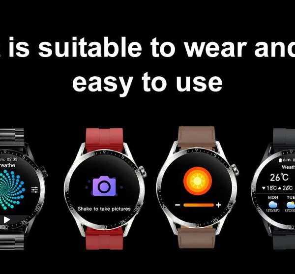 H3 Round Smart Watch Support Custom Dial Sleep Monitoring and Health Tracking Message Reminder NFC Smart Watches H3 photo-6