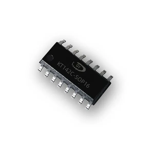 KT142C Voice Chip Module Audio Sound Playbord Chip with Programmable 4 IO Ports MP3 decoding USB download UART Control 9600 BR Built-in 320KByte Space