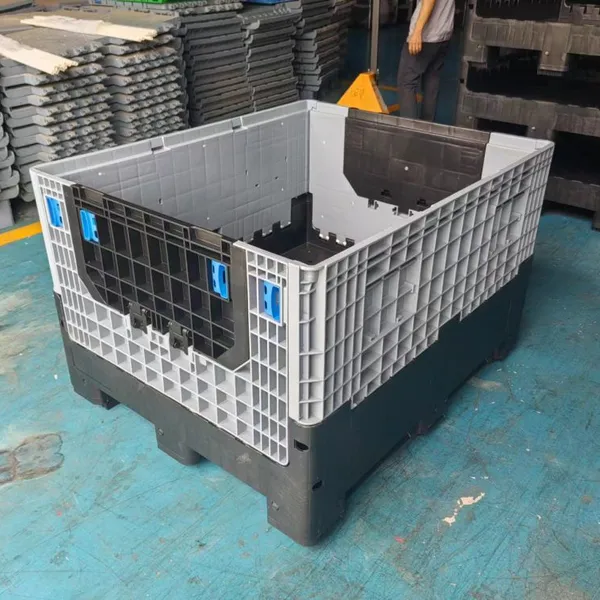 Foldable Plastic Pallet Container Waterproof for Food & Beverage Export Logistics photo-5