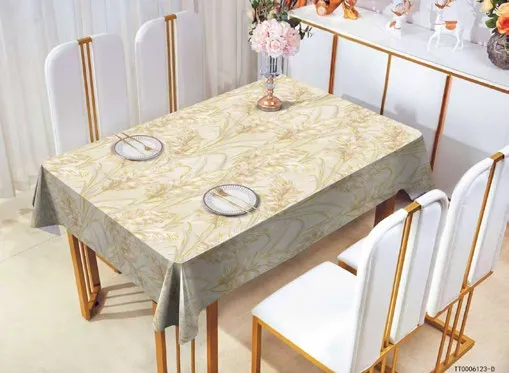 4 Pack Black, Rectangle Disposable Plastic Tablecloth for Picnic, Birthday, BBQ, Party, Wedding (Black, Rectangle, 54in. X108in.) photo-4