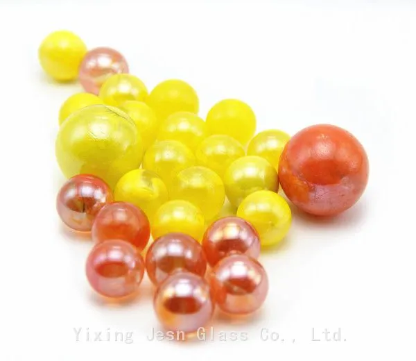 Wholesale Glass Beads Marbles 16mm 25mm Colorful Glass Beads Fishbowl Decorative Beads Craft Ball photo-2