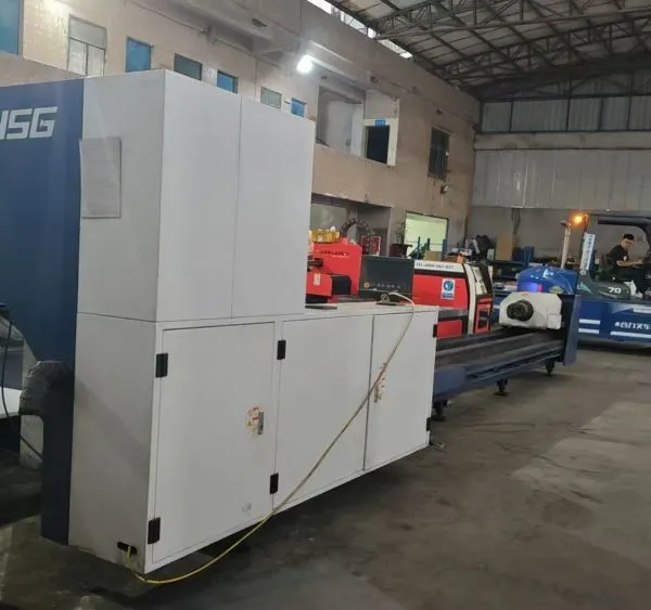 Second hand laser cutting round tube machine