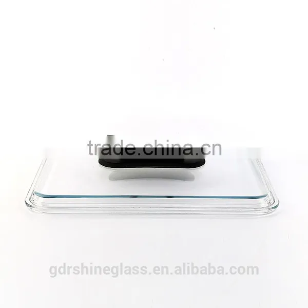 New Design Wholesale Manufacture Round Crystal Pyrex Glass Pizza Plate photo-4