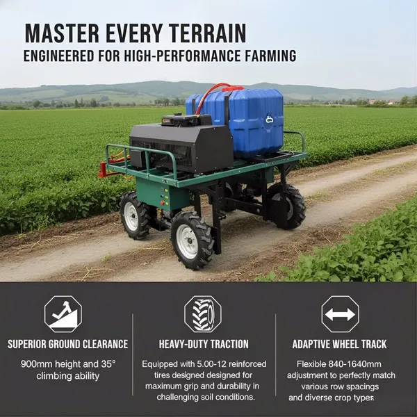 Agricultural Sprayers for Tractor 13Kw 622cc Loncin Gasoline Engine Boom Spray Machine For Cotton Fields