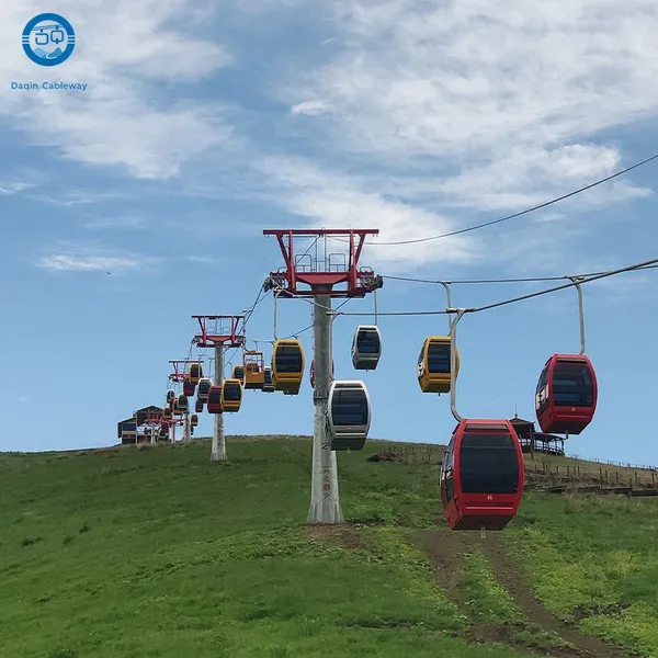 Daqin Passenger Fixed Grip Steel Overhead Chairlift Ropeway-Efficient Cableway System 100-500kg Capacity Wholesale Pricing for Cableway photo-4