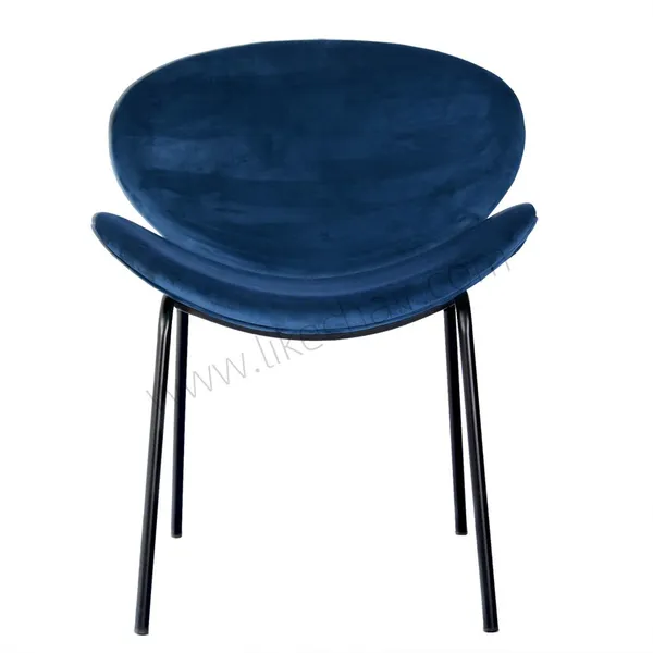 Wholesale Modern Fabric Upholstery Dining Chair with Shell Shape for Home Living Room Dining Room