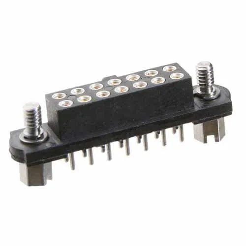 Harwin M80-4002606 6‑Pos Vertical Female Power Receptacle, 4.0 mm Pitch photo-2