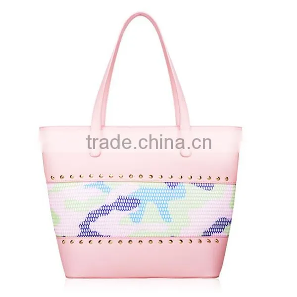 2015 Best Selling Fashion Candy Color Lady Leather Handbag photo-6