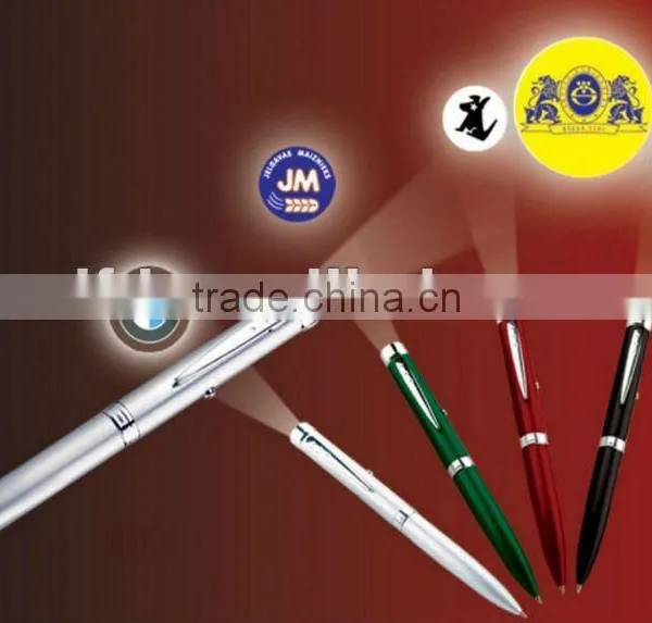 2015 Logo Project Led Pen Light Ballpoint Led Projector Pen to Advertising photo-2