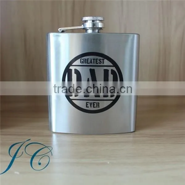 Stainless Steel Hip Flask Wholesale Mini Hip Flask of Flagon Printed Logo