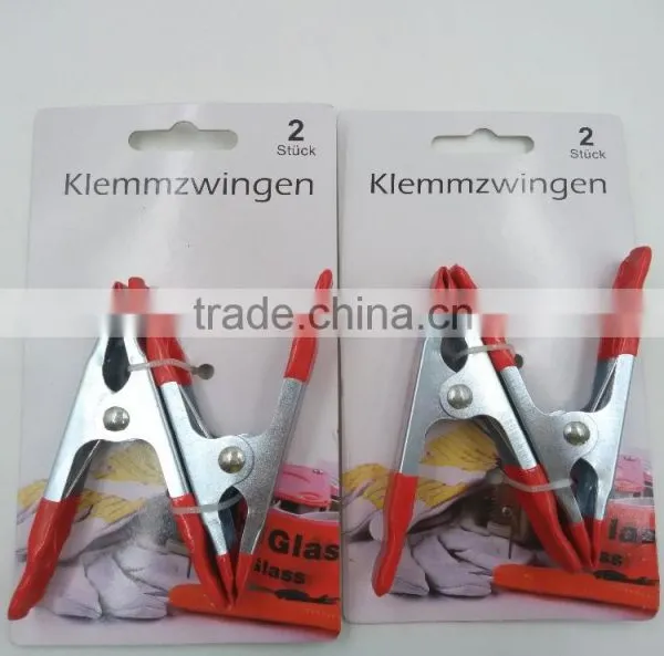 wholesale mini alligator clamp, iron spring clamp Big holding force