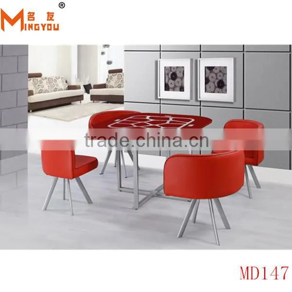 Hebei Home Furniture Glass Kinds of Dining Table photo-2