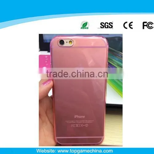 High Quality Transparent Moblie Phone Case for Iphone 6 Tpu Case
