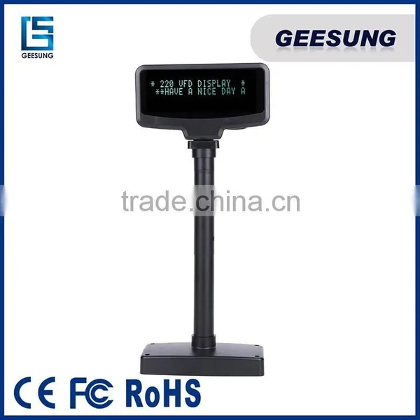 VFD-228G 20x2 Character Display VFD Pole Display Green Color photo-2