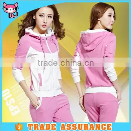2016 Pink Autumn Thin Sport Set