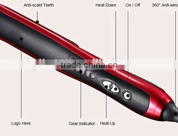 New Electric Ceramic Iron Hair Straighten Comb Profeessional Hair Straightener photo-4