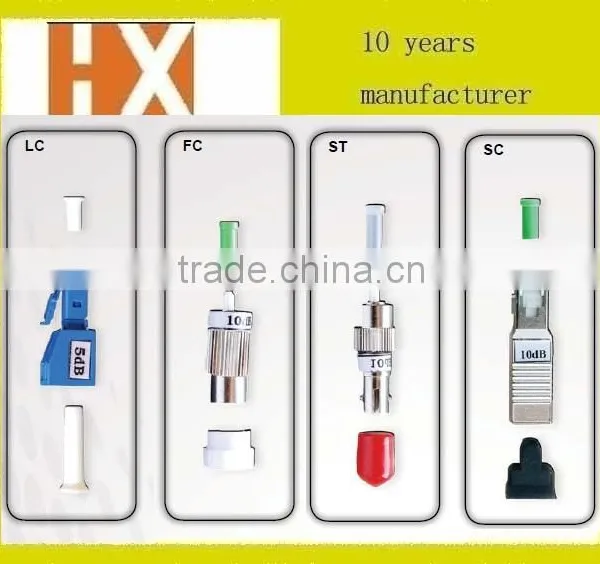 SC/ST/FC/LC PC/APC/UPC Fibre Optic Attenuator