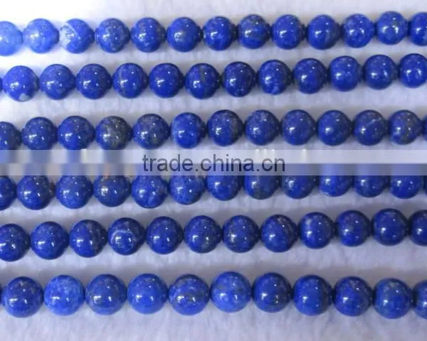 Natural Lapis Carved Plumkin Beads Precious Natural Gemstone Lapis Round Beads photo-6
