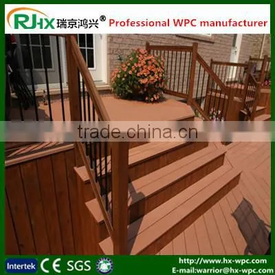 Resistant to Rot for Hollow Composite Decking Board With Waterproof Interlocking Composite Decking photo-6