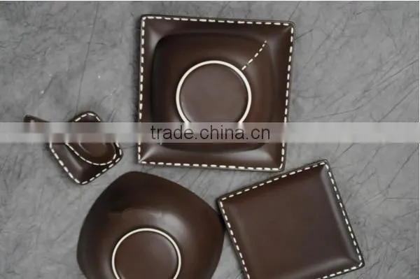 Salad Bowl Of Salad Bowl Noodle Soup Bowl The Brown Ceramic Tableware HY1671401 photo-3