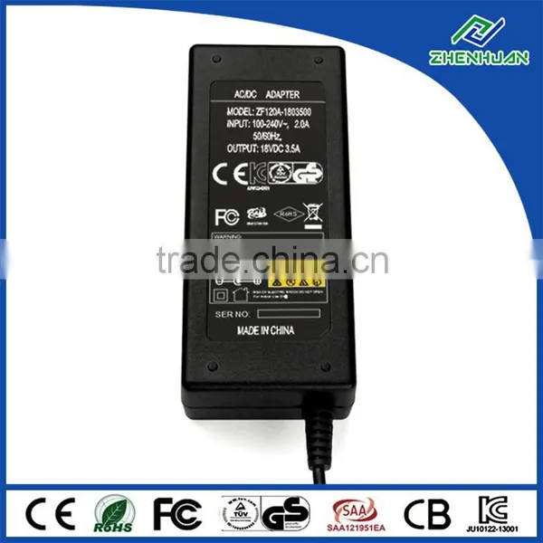 Laptop AC Power Adapter 18V 3.5A 63W DC Power Supply For Desktop photo-3