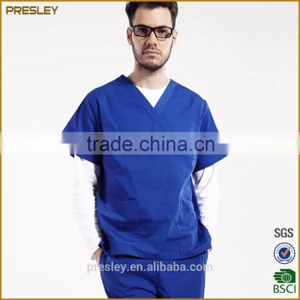 Wholesale Price Hospital Staff Uniforms in 100% Cotton Comfortable Dirtproof photo-3