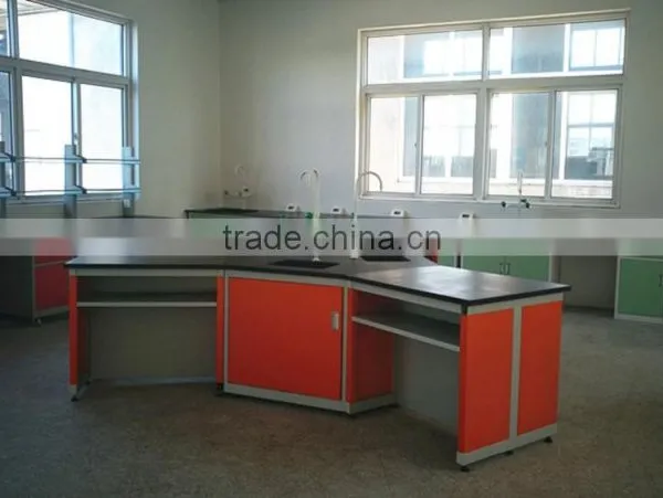 Steel Laboratory Furniture Stainless Steel Centre Table Dental Lab Table photo-6