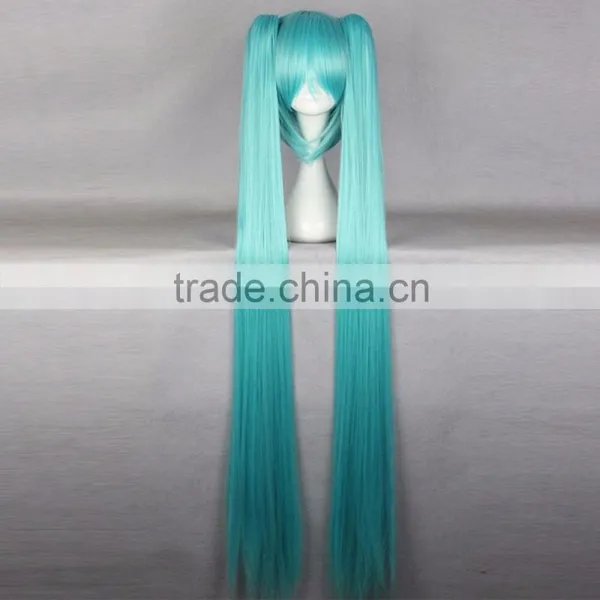 2016 Hot Synthetic Japanese Anime Hatsune Miku Cosplay Wig With Two Ponytails photo-5
