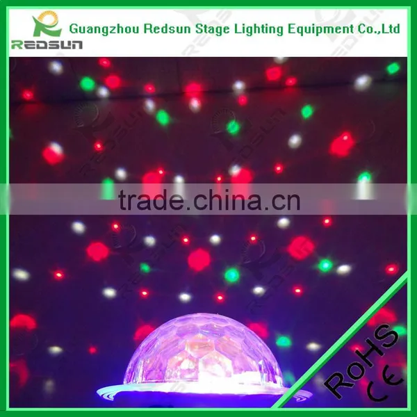 Lowest Price! High Quality Special Effect RGBW LED Thunder Crystal Disco Ball/ Professional Magic Luces Para Discotecas photo-3
