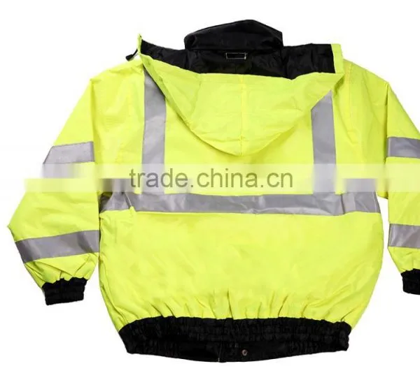 3m Reflective Safety Jacket Cheap High Visible Road Safety Winter Reflective Jacket photo-3