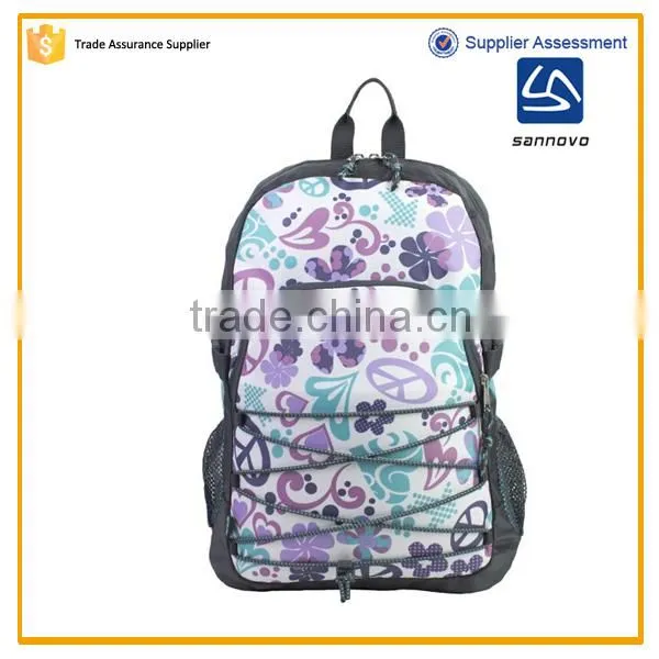 China Supplier Bulk Fashion Flowers Girl School Backpack for Teenagers photo-2