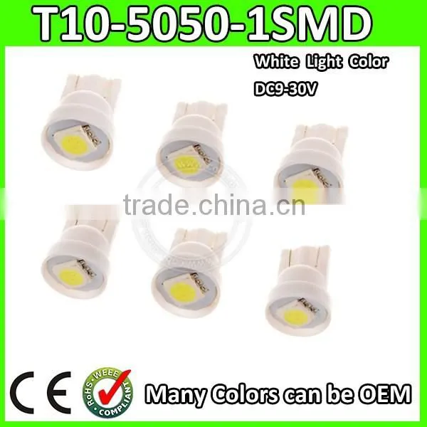 High Power T10 Auto Led Lamp W5w 194 T10 4smd 5050 Led Width Lamp Auto Led BulbS photo-2
