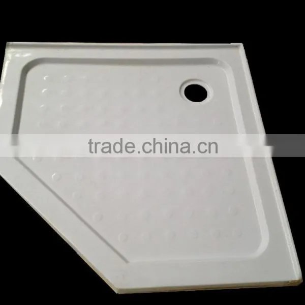 CUPC Acrylic Cheap Shower Tray,left and Right Center Drain Shower Base,tray photo-2