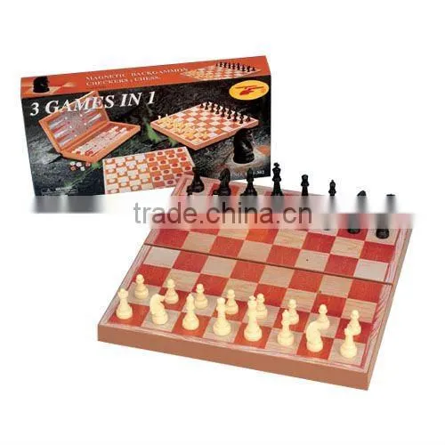TFB-302 Magnetic Chess & Backgammon Game Set
