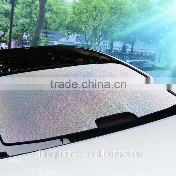PE Bubble Car Sunshade/ Foldable Car Sunshade With Printed Customers Logo Quality Choice photo-2