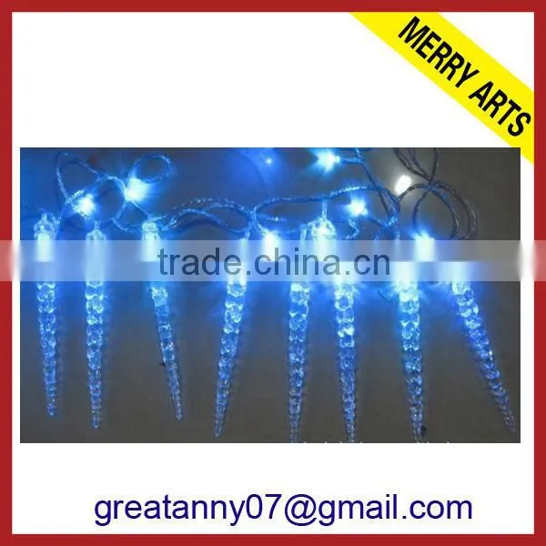 made in china  large led Icicle blue christmas lights X'mas lighting for sale