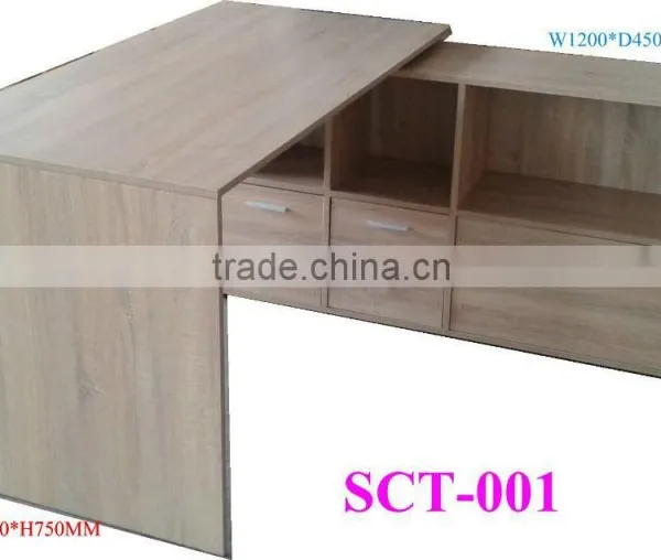 Wooden Computer Table Computer Desk photo-3