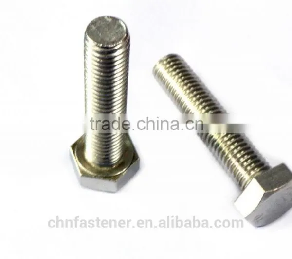 DIN933 Stainless Steel Hexagon Head Screws photo-2