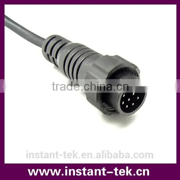 INST M22 Waterproof Male and Female 12pin Cable Connector photo-3