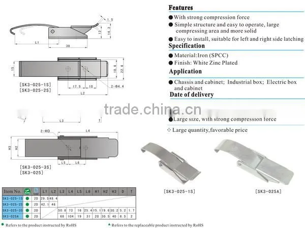 SK3-025 Toggle Latch With Compression Function photo-6