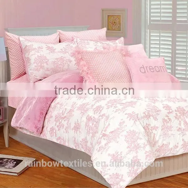 90gsm China Wholesale Thick Pink Comforter photo-3