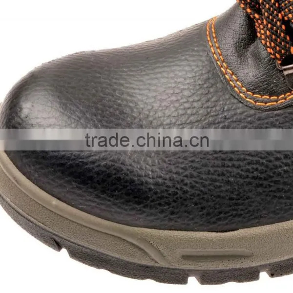 Anti-Puncture Top Smooth Leather Working Shoes photo-4