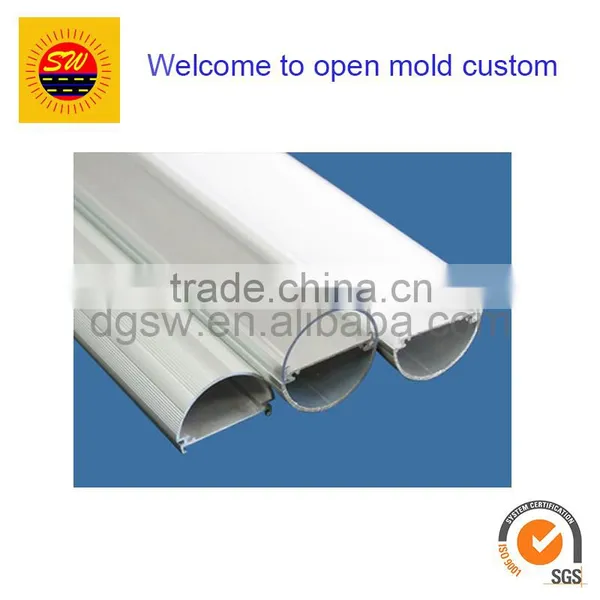OEM Transparent PVC/PC Extrusion Lampshade for LED photo-2