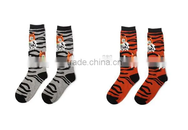 3D Cotton Blend Personalized Casual High Socks Women Men photo-2