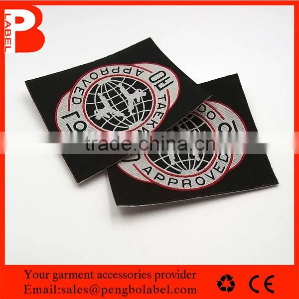 Direct Factory Custom Woven Sew in Label Brand Logo photo-6