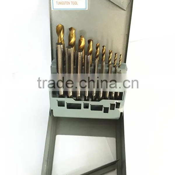 Household & Industry Tool Kit Tap and Drill Set for Creating Internal Screw Threads 18 Pieces photo-2