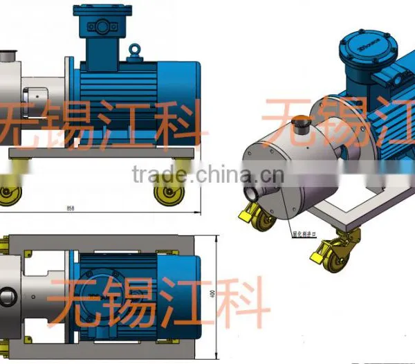PHM High Shear Homogenizing Pump for Lubricant Grease/Silicone Oil Emulsion photo-2