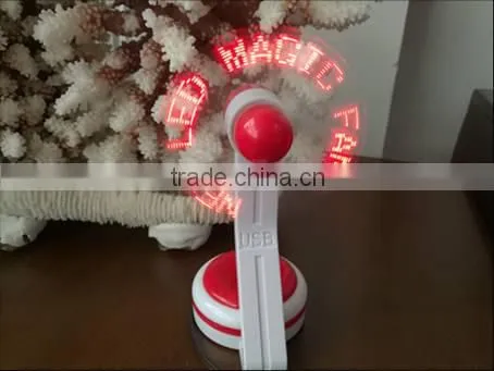 Several Models Mini Flashing Led Promotional Programme Message Fan Customized Words photo-4