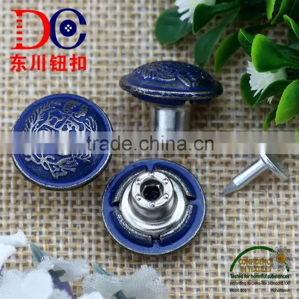 17mm Oeko Tex100 Wholesale Fashion Custom Metal Snap Button for Jacket photo-2