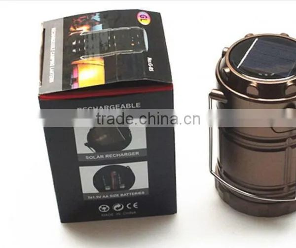 High Quality Electronic Dynamo Solar Camping Light With USB Charger photo-4